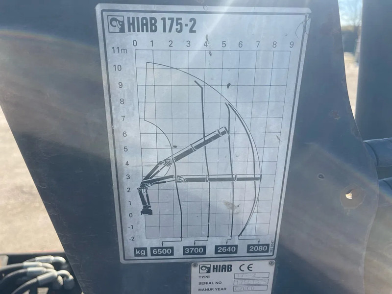 Semi-remorque plateau Kaiser HIAB  175, REMOTE control,  retractable: photos 6