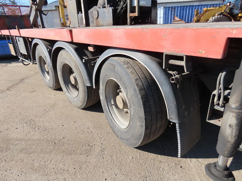 Semi-remorque plateau Kaiser HIAB  175, REMOTE control,  retractable: photos 16