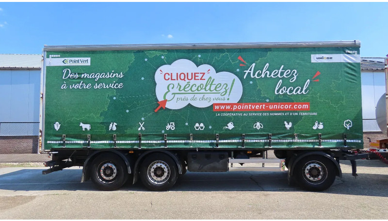 Lecitrailer 27000 kg! Liftaxel, 3 axel BPW, Edscha - Remorque rideaux coulissants: photos 1 Lecitrailer 27000 kg! Liftaxel, 3 axel BPW, Edscha - Remorque rideaux coulissants: photos 1