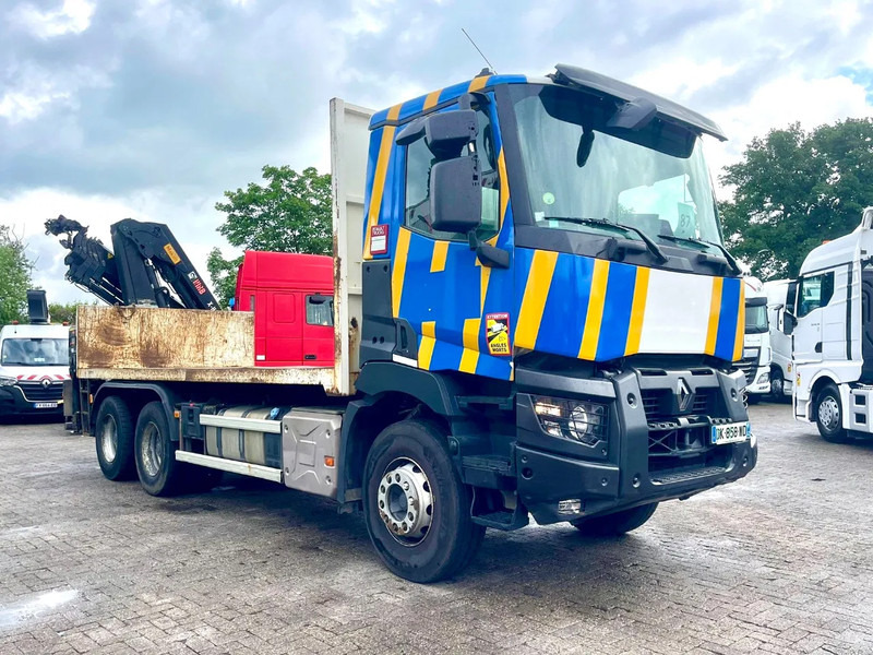 Renault C430 HIAB X-HIDOU 18 8 , RETARDER, WHEELBASE 4.35M, NAVI - Camion grue: photos 1 Renault C430 HIAB X-HIDOU 18 8 , RETARDER, WHEELBASE 4.35M, NAVI - Camion grue: photos 1