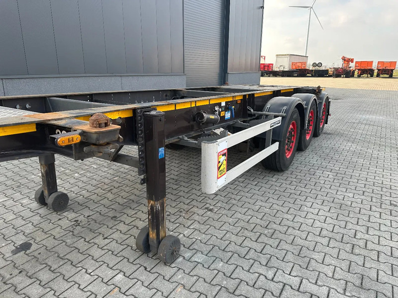 Semi-remorque porte-conteneur/ Caisse mobile Burg 20FT ADR (EX/II, EX/III, FL, AT), Leergewicht: 3.690kg, SAF INTRADISC, 2x liftaxle, ALCOA, NL-Chassis, APK/ADR: 08-2025: photos 9