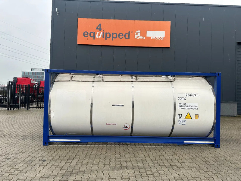 CIMC 20FT ISO, 25.060L / 1-COMP / 3 BAFFELS / T11 / 4 manholes / ADR valid until 10/2027 - Cuve de stockage: photos 2 CIMC 20FT ISO, 25.060L / 1-COMP / 3 BAFFELS / T11 / 4 manholes / ADR valid until 10/2027 - Cuve de stockage: photos 2