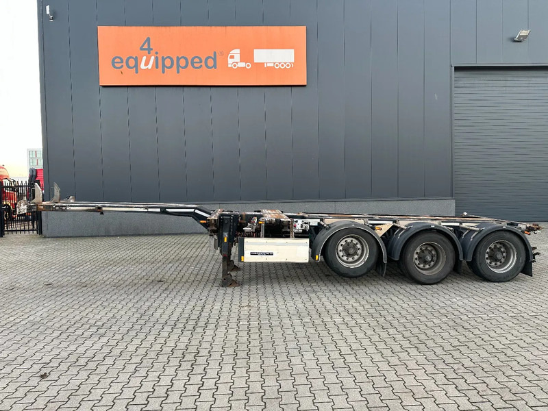 D-Tec FLEXITRAILER / 45FT HC MULTI / BPW + drumbrakes / liftaxle / NL / APK 11-2026 - Semi-remorque porte-conteneur/ Caisse mobile: photos 4 D-Tec FLEXITRAILER / 45FT HC MULTI / BPW + drumbrakes / liftaxle / NL / APK 11-2026 - Semi-remorque porte-conteneur/ Caisse mobile: photos 4