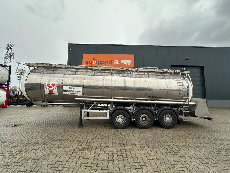 Feldbinder FOOD / LEVENSMIDDELEN / LEBENSMITTEL / 33.500L / 3-COMP / PUMP / NL-trailer / APK: 05-2026 - Semi-remorque citerne: photos 2 Feldbinder FOOD / LEVENSMIDDELEN / LEBENSMITTEL / 33.500L / 3-COMP / PUMP / NL-trailer / APK: 05-2026 - Semi-remorque citerne: photos 2