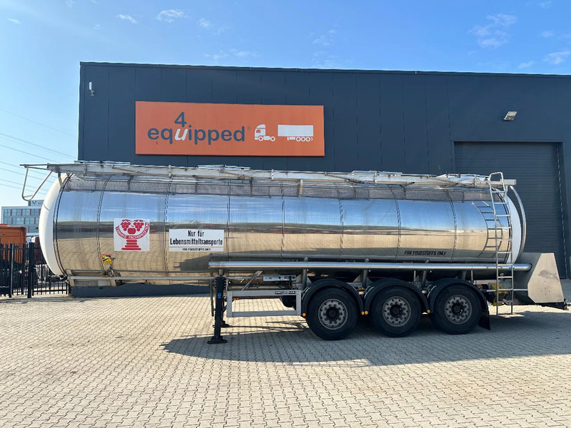 Feldbinder FOOD / LEVENSMIDDELEN / LEBENSMITTEL / 33.500L / 3-COMP / PUMP / NL-trailer / APK: 05-2026 - Semi-remorque citerne: photos 2 Feldbinder FOOD / LEVENSMIDDELEN / LEBENSMITTEL / 33.500L / 3-COMP / PUMP / NL-trailer / APK: 05-2026 - Semi-remorque citerne: photos 2