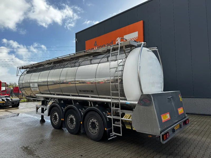 Feldbinder LEBENSMITTEL / LEVENSMIDDELEN FOOD / 33.500L / 3-COMP / PUMPE / INOX / NL-trailer / APK: 05-2026 - Semi-remorque citerne: photos 4 Feldbinder LEBENSMITTEL / LEVENSMIDDELEN FOOD / 33.500L / 3-COMP / PUMPE / INOX / NL-trailer / APK: 05-2026 - Semi-remorque citerne: photos 4