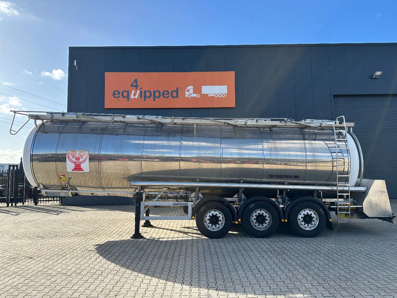 Feldbinder LEBENSMITTEL / LEVENSMIDDELEN FOOD / 33.500L / 3-COMP / PUMPE / INOX / NL-trailer / APK: 10-2026 - Semi-remorque citerne: photos 2 Feldbinder LEBENSMITTEL / LEVENSMIDDELEN FOOD / 33.500L / 3-COMP / PUMPE / INOX / NL-trailer / APK: 10-2026 - Semi-remorque citerne: photos 2