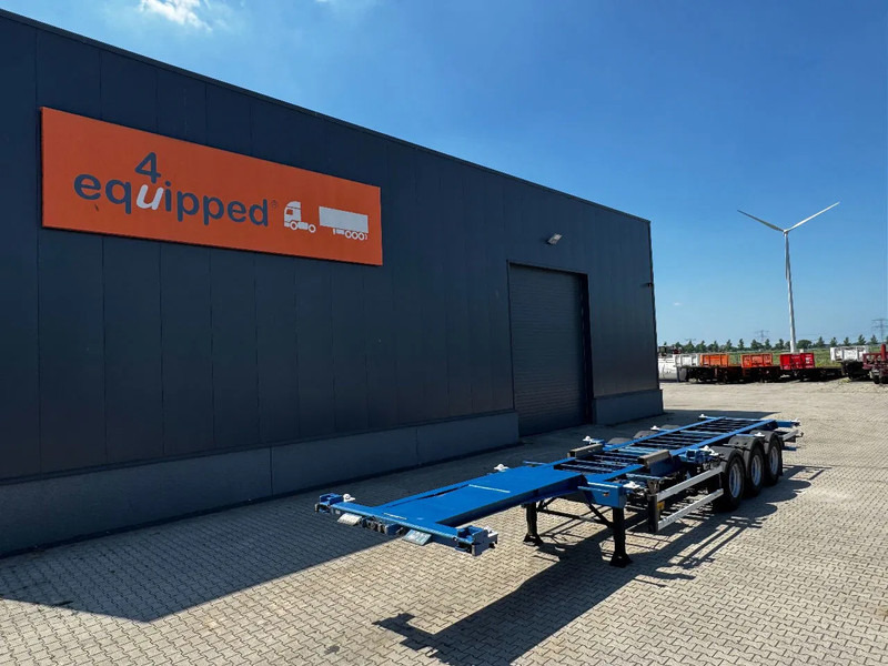 Groenewegen 40FT HC-chassis, BPW+Drum, liftaxle, NL-Chassis - Semi-remorque porte-conteneur/ Caisse mobile: photos 1 Groenewegen 40FT HC-chassis, BPW+Drum, liftaxle, NL-Chassis - Semi-remorque porte-conteneur/ Caisse mobile: photos 1