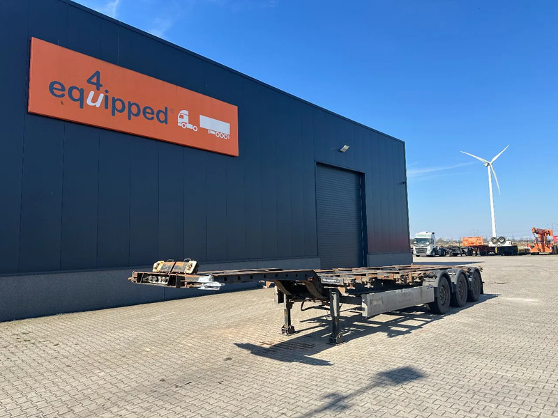 Semi-remorque porte-conteneur/ Caisse mobile Krone 45FT HC, disc, extendable front+ rear+ bumper, NL-chassis: photos 1