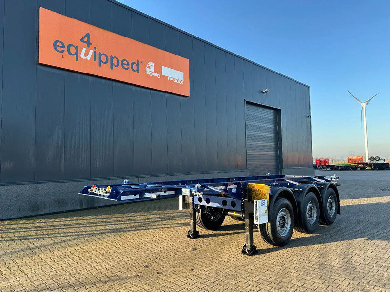 Krone NEW / DIRECT AVAILABLE 20FT ADR-CHASSIS, DISCBRAKES, LIFTAXLE, 2x available - Semi-remorque porte-conteneur/ Caisse mobile: photos 1 Krone NEW / DIRECT AVAILABLE 20FT ADR-CHASSIS, DISCBRAKES, LIFTAXLE, 2x available - Semi-remorque porte-conteneur/ Caisse mobile: photos 1
