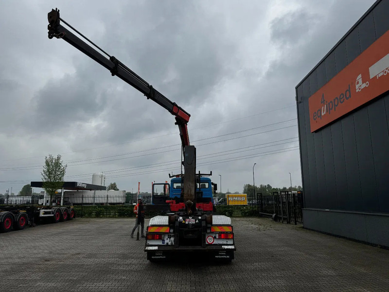 MAN FE 410A, 6x4, EURO-2, Palfinger 17000 Crane + VDL HOOK, full spring, manual gearbox, MOT 9/2025 - Camion ampliroll, Camion grue: photos 5 MAN FE 410A, 6x4, EURO-2, Palfinger 17000 Crane + VDL HOOK, full spring, manual gearbox, MOT 9/2025 - Camion ampliroll, Camion grue: photos 5