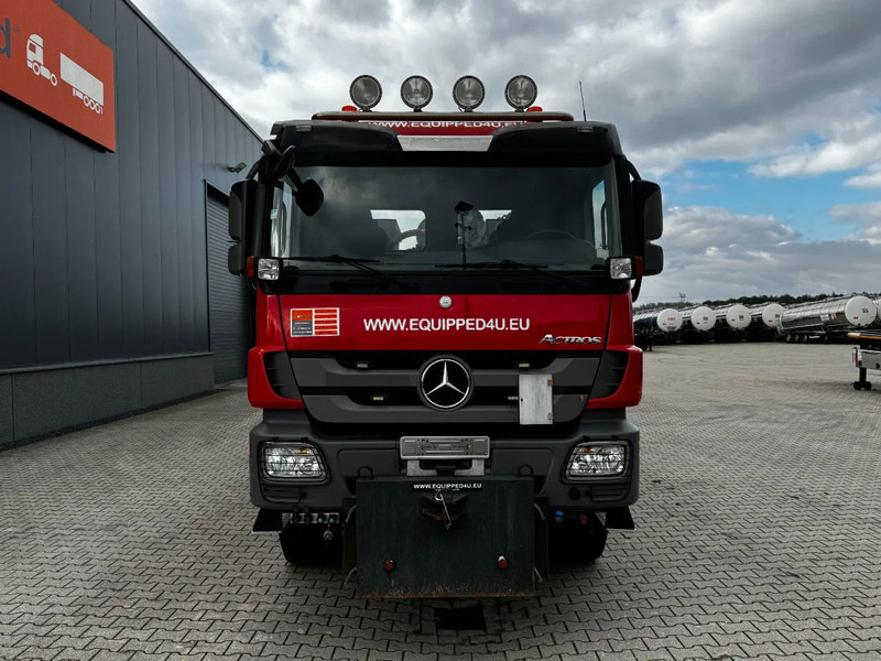 Camion grue Mercedes-Benz Actros 2046 4x4 / FULL SPRING / HIAB 288 EP 5 HIPRO Crane / EURO-5: photos 9