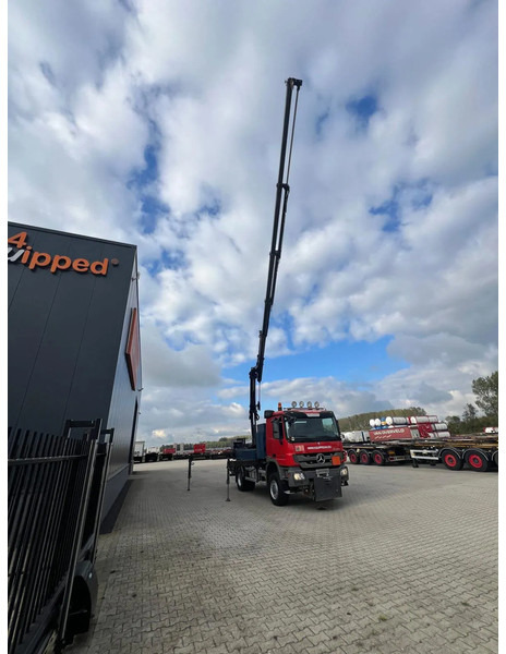 Camion grue Mercedes-Benz Actros 2046 4x4 / FULL SPRING / HIAB 288 EP 5 HIPRO Crane / EURO-5: photos 18