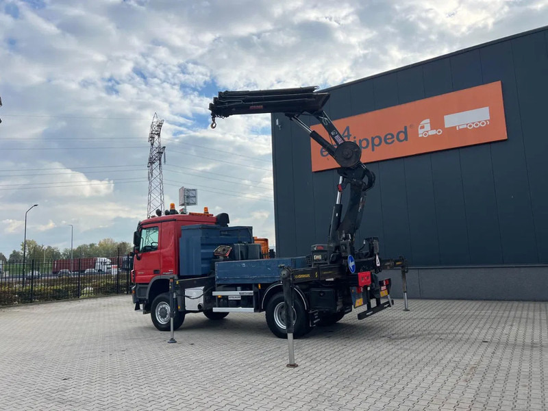 Camion grue Mercedes-Benz Actros 2046 4x4 / FULL SPRING / HIAB 288 EP 5 HIPRO Crane / EURO-5: photos 20