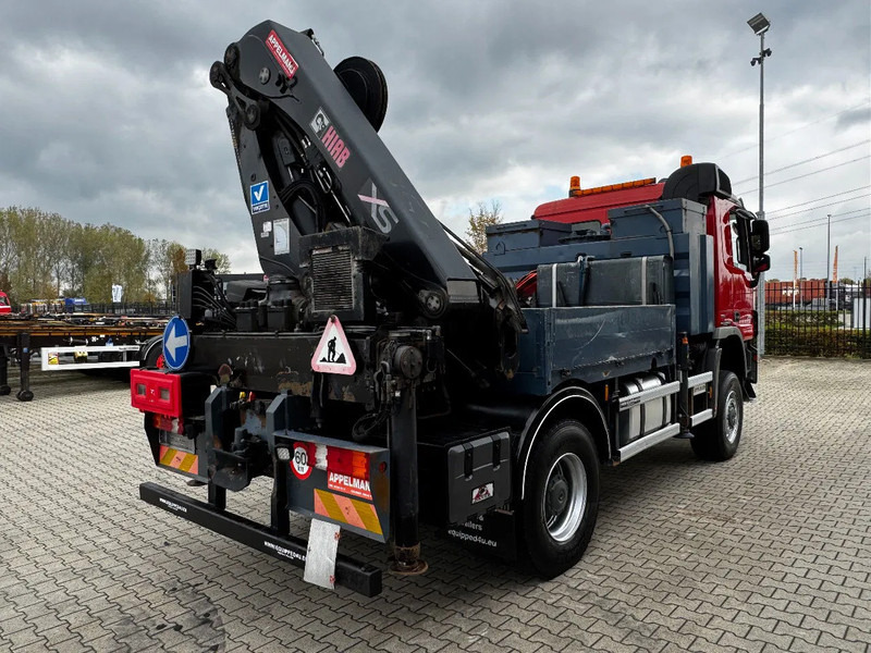 Camion grue Mercedes-Benz Actros 2046 4x4 / FULL SPRING / HIAB 288 EP 5 HIPRO Crane / EURO-5: photos 12