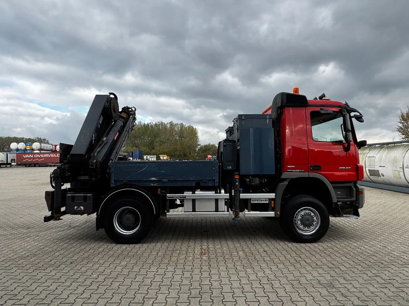 Camion grue Mercedes-Benz Actros 2046 4x4 / FULL SPRING / HIAB 288 EP 5 HIPRO Crane / EURO-5: photos 8