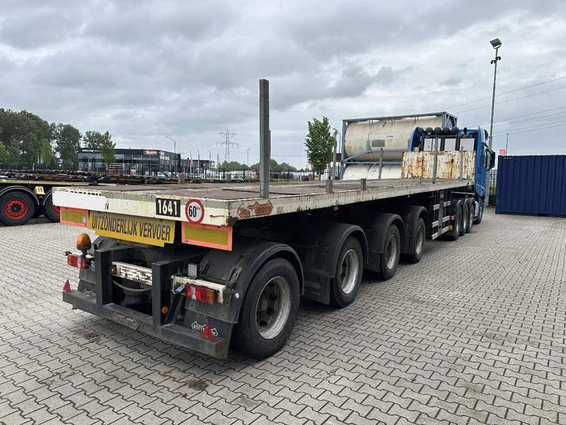 Nooteboom OVB-73-04, 73 tons 4-axle Ballast trailer, 3 hydraulic steering axles, 75% tyres, MOT 03/2026 - Semi-remorque plateau: photos 5 Nooteboom OVB-73-04, 73 tons 4-axle Ballast trailer, 3 hydraulic steering axles, 75% tyres, MOT 03/2026 - Semi-remorque plateau: photos 5