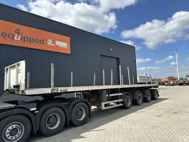 Nooteboom OVB-73-04, 73 tons Ballast trailer, 4 axles, 3 hydraulic steering axles - Semi-remorque plateau: photos 1 Nooteboom OVB-73-04, 73 tons Ballast trailer, 4 axles, 3 hydraulic steering axles - Semi-remorque plateau: photos 1