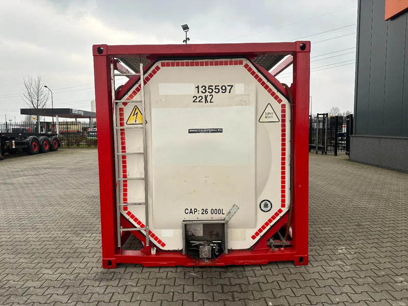 SINGAMAS 20FT ISO, 26.000L/1-COMP/3 BAFFELS/3 manholes, 5Y: 08-2027, L4BN, T11 - Conteneur citerne: photos 5 SINGAMAS 20FT ISO, 26.000L/1-COMP/3 BAFFELS/3 manholes, 5Y: 08-2027, L4BN, T11 - Conteneur citerne: photos 5