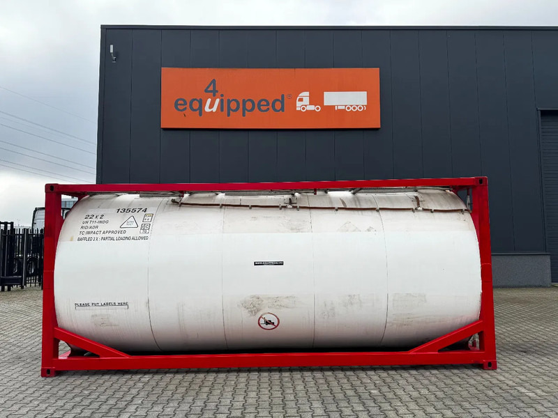 SINGAMAS 20FT ISO, 26.000L/1-COMP/3 BAFFELS/3 manholes, 5Y inspection: 11/2025 - Conteneur citerne: photos 2 SINGAMAS 20FT ISO, 26.000L/1-COMP/3 BAFFELS/3 manholes, 5Y inspection: 11/2025 - Conteneur citerne: photos 2