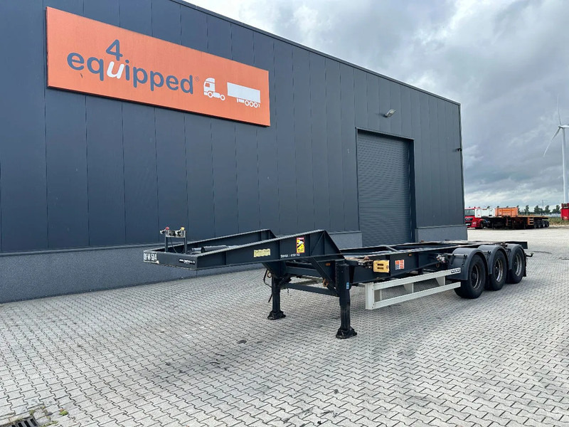 TURBOS HOET Turbo's Hoet 20FT HC GOOSENECK ADR CHASSIS / BPW + DISC / ADR (FL, AT, OX) / NL-trailer / APK / 2x available - Semi-remorque porte-conteneur/ Caisse mobile: photos 1 TURBOS HOET Turbo's Hoet 20FT HC GOOSENECK ADR CHASSIS / BPW + DISC / ADR (FL, AT, OX) / NL-trailer / APK / 2x available - Semi-remorque porte-conteneur/ Caisse mobile: photos 1