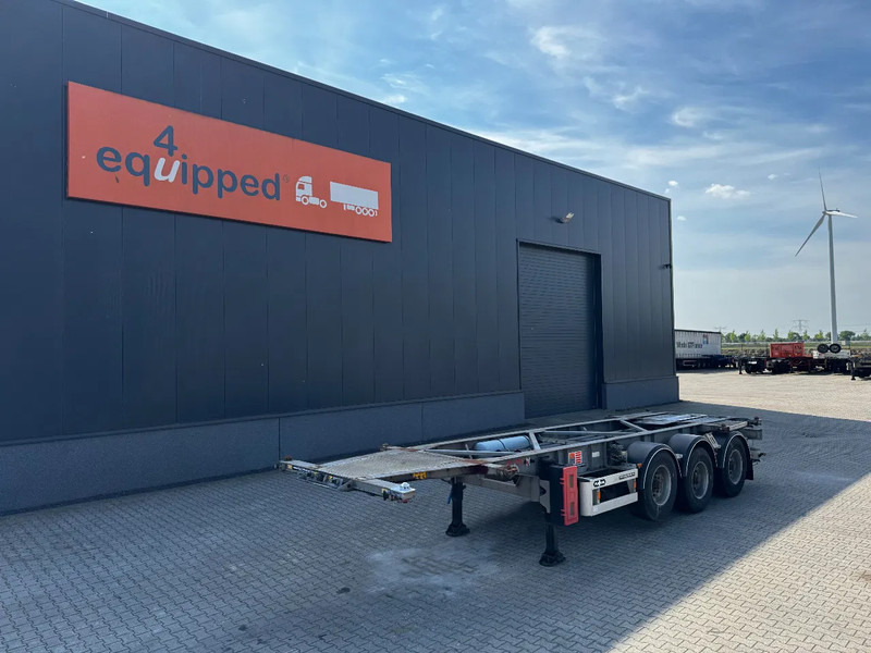 Van Hool 20FT/30FT, ADR (EX/II, EX/III, FL, OX, AT), BPW + drum, ALCOA, galvanized, liftaxle, NL-Chassis - Semi-remorque porte-conteneur/ Caisse mobile: photos 1 Van Hool 20FT/30FT, ADR (EX/II, EX/III, FL, OX, AT), BPW + drum, ALCOA, galvanized, liftaxle, NL-Chassis - Semi-remorque porte-conteneur/ Caisse mobile: photos 1