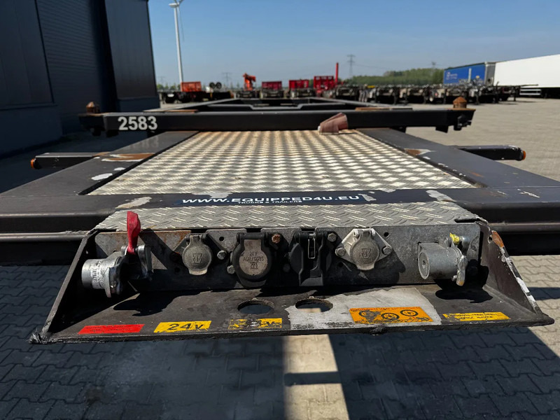 Semi-remorque porte-conteneur/ Caisse mobile Van Hool 20FT, 66°/380V Tipping-chassis, ADR (EX/II, EX/III, FL, OX, AT), SAF, 2 liftaxles: photos 7