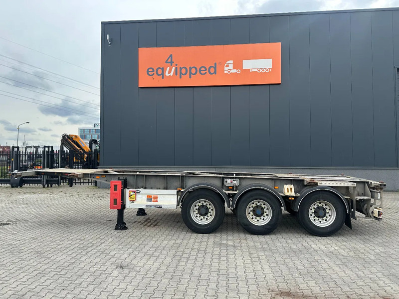 Van Hool 20FT ADR (EX/II, EX/III, FL, AT), BPW + drumbrakes, 2 liftaxles, galvanized, ALCOA, NL-Chassis - Semi-remorque porte-conteneur/ Caisse mobile: photos 2 Van Hool 20FT ADR (EX/II, EX/III, FL, AT), BPW + drumbrakes, 2 liftaxles, galvanized, ALCOA, NL-Chassis - Semi-remorque porte-conteneur/ Caisse mobile: photos 2