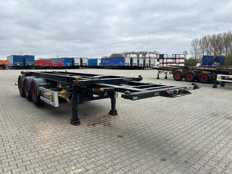 Van Hool 20FT Tipping-chassis, ADR (EX/II, EX/III, FL, AT, OX), SAF, 2 liftaxles - Semi-remorque porte-conteneur/ Caisse mobile: photos 5 Van Hool 20FT Tipping-chassis, ADR (EX/II, EX/III, FL, AT, OX), SAF, 2 liftaxles - Semi-remorque porte-conteneur/ Caisse mobile: photos 5