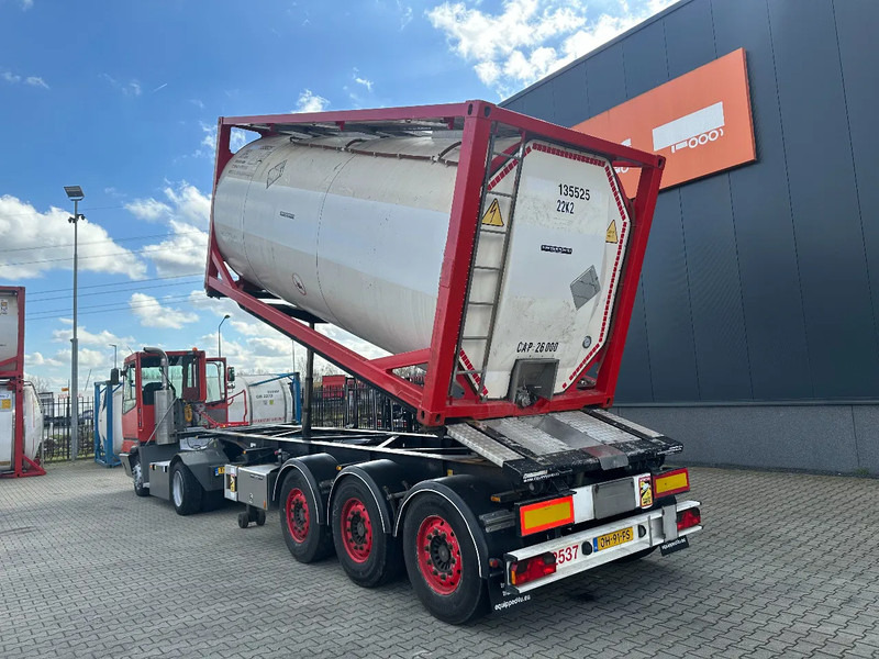 Semi-remorque porte-conteneur/ Caisse mobile Van Hool 20FT Tipping-chassis, ADR (EX/II, EX/III, FL, AT), SAF, 2 liftaxles: photos 8