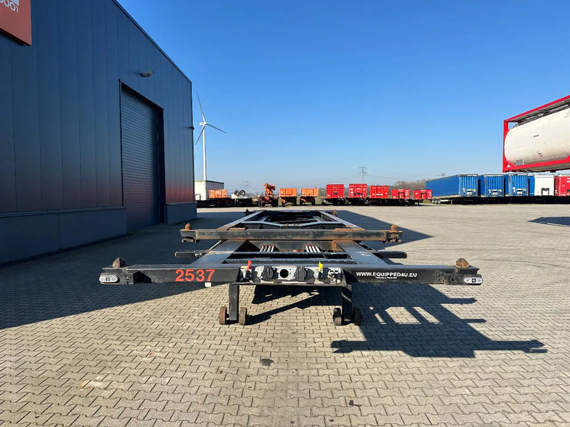 Semi-remorque porte-conteneur/ Caisse mobile Van Hool 20FT Tipping-chassis, ADR (EX/II, EX/III, FL, AT), SAF, 2 liftaxles: photos 11