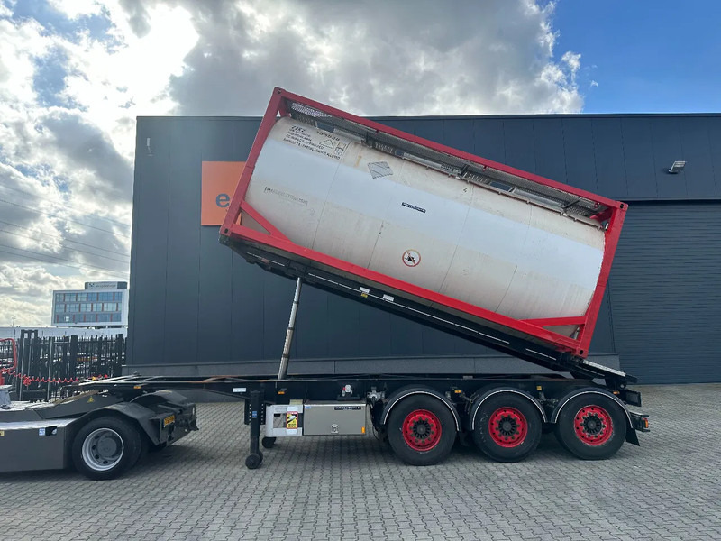 Semi-remorque porte-conteneur/ Caisse mobile Van Hool 20FT Tipping-chassis, ADR (EX/II, EX/III, FL, AT), SAF, 2 liftaxles: photos 7