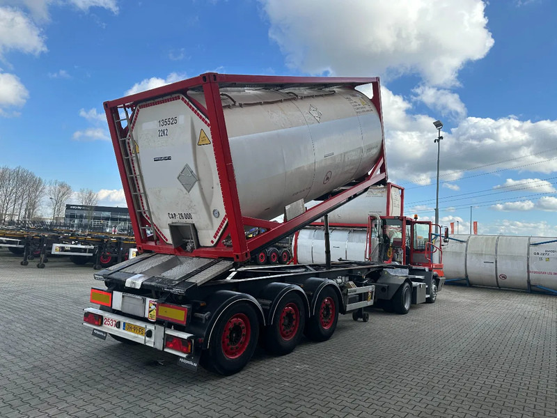 Semi-remorque porte-conteneur/ Caisse mobile Van Hool 20FT Tipping-chassis, ADR (EX/II, EX/III, FL, AT), SAF, 2 liftaxles: photos 18