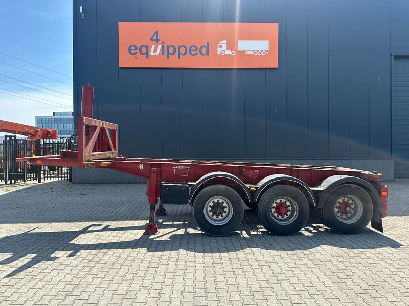 Van Hool 3 AXLE 20FT TIPPING-CHASSIS, BPW + disc, liftaxle, steering axle, BROKEN HYVA-CYLINDER - Semi-remorque porte-conteneur/ Caisse mobile: photos 2 Van Hool 3 AXLE 20FT TIPPING-CHASSIS, BPW + disc, liftaxle, steering axle, BROKEN HYVA-CYLINDER - Semi-remorque porte-conteneur/ Caisse mobile: photos 2