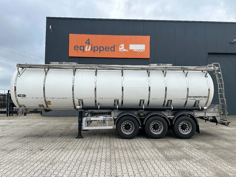Van Hool FOOD / RVS chassis / empty weight: 5.860kg / 29.500L / 1-comp.+ 1 baffel / discbrakes / NL / APK: 05/2026 - Semi-remorque citerne: photos 2 Van Hool FOOD / RVS chassis / empty weight: 5.860kg / 29.500L / 1-comp.+ 1 baffel / discbrakes / NL / APK: 05/2026 - Semi-remorque citerne: photos 2