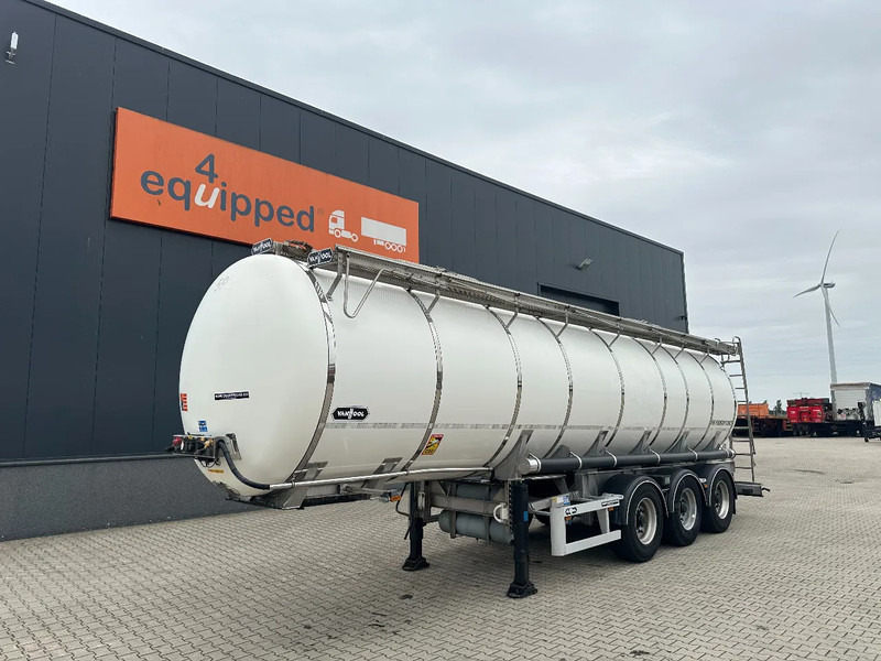 Van Hool FOOD / RVS chassis / empty weight: 5.860kg / 29.500L / 1-comp.+ 1 baffel / discbrakes / NL / APK: 05/2026 - Semi-remorque citerne: photos 1 Van Hool FOOD / RVS chassis / empty weight: 5.860kg / 29.500L / 1-comp.+ 1 baffel / discbrakes / NL / APK: 05/2026 - Semi-remorque citerne: photos 1