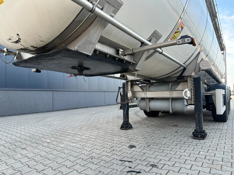 Semi-remorque citerne pour transport de la nourriture Van Hool LEBENSMITTEL / RVS Rahmen / Leergewicht: 5.860kg / 29.500L / 1-Kammer+ 1 Schwallwand / Scheibebremse / NL / APK: photos 14