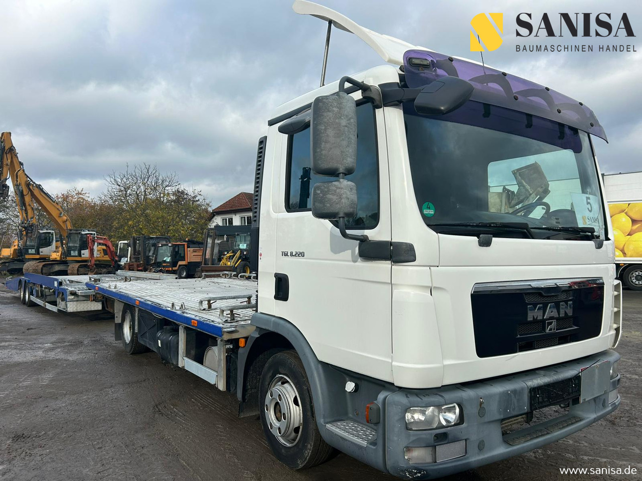 MAN TGL 8.220/Anhänger/Seilwi/Funk/Nutzlast: 8290 kg - Camion porte-voitures: photos 1 MAN TGL 8.220/Anhänger/Seilwi/Funk/Nutzlast: 8290 kg - Camion porte-voitures: photos 1