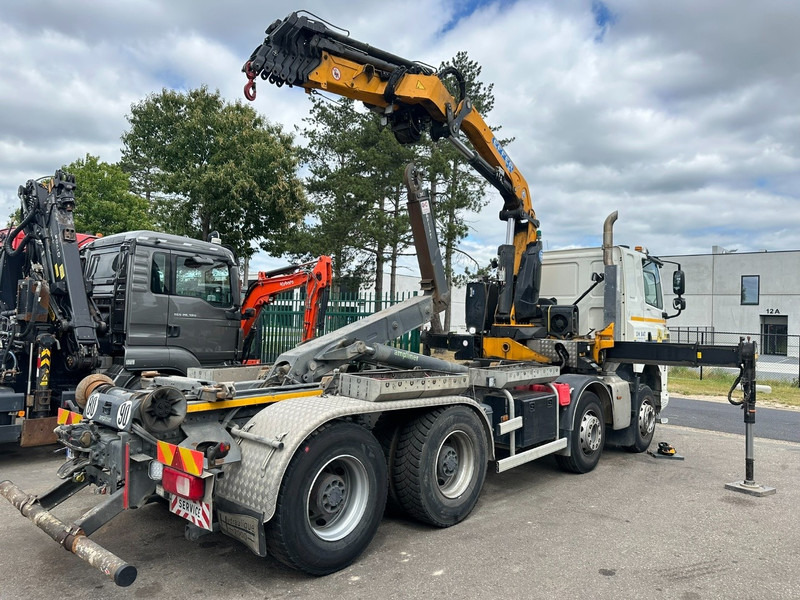 DAF CF 480 8x4 HOOKLIFT + CRANE (19m!) EFFER 205 / 6S + WINCH - RETARDER - *165.000km* - VERY NICE - Camion ampliroll, Camion grue: photos 5 DAF CF 480 8x4 HOOKLIFT + CRANE (19m!) EFFER 205 / 6S + WINCH - RETARDER - *165.000km* - VERY NICE - Camion ampliroll, Camion grue: photos 5