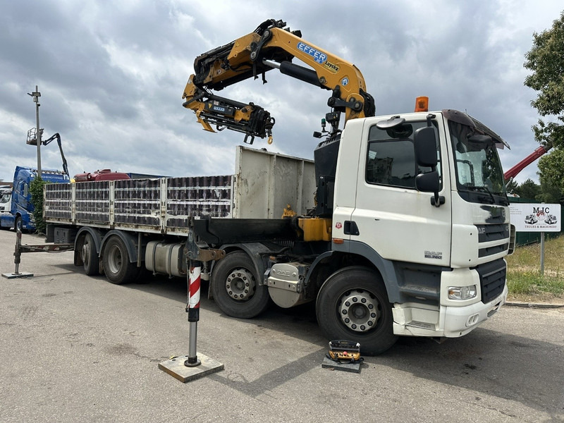 DAF CF 85.360 8x2 + CRANE (25m!) EFFER 305 6S + JIB 4S + ROTATOR - PLATORM 7m60 - LIFT + STEERING AXLE - EURO 5 - BE - Camion grue: photos 2 DAF CF 85.360 8x2 + CRANE (25m!) EFFER 305 6S + JIB 4S + ROTATOR - PLATORM 7m60 - LIFT + STEERING AXLE - EURO 5 - BE - Camion grue: photos 2