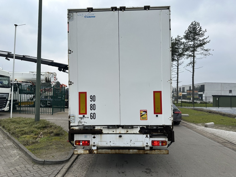Krone 3-AXLES MB - CLOSED BOX / KIST / KOFFER - AIR SUSPENSION - 2m80 interior hieght - DISC - BE papers - nice condition - Semi-remorque fourgon: photos 5 Krone 3-AXLES MB - CLOSED BOX / KIST / KOFFER - AIR SUSPENSION - 2m80 interior hieght - DISC - BE papers - nice condition - Semi-remorque fourgon: photos 5