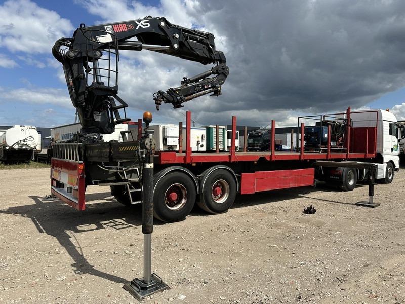 Kwb 2-AS KRAANWAGEN + HIAB 377 E-4 HIPRO + JIB 100X-3 + RADIO + ROTATOR - SAF assen - LUCHTVERING - BELGISCHE KENTEKEN - Semi-remorque plateau: photos 1 Kwb 2-AS KRAANWAGEN + HIAB 377 E-4 HIPRO + JIB 100X-3 + RADIO + ROTATOR - SAF assen - LUCHTVERING - BELGISCHE KENTEKEN - Semi-remorque plateau: photos 1