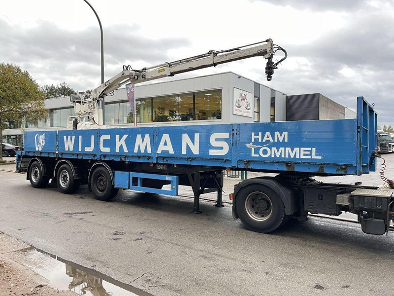 Kwb STEENOPLEGGER KRAAN HIAB R130-F2 - 2x EXT + ROTATOR - 2x STUURASSEN - SCHIJFREMMEN - SAF ASSEN - Semi-remorque plateau: photos 5 Kwb STEENOPLEGGER KRAAN HIAB R130-F2 - 2x EXT + ROTATOR - 2x STUURASSEN - SCHIJFREMMEN - SAF ASSEN - Semi-remorque plateau: photos 5