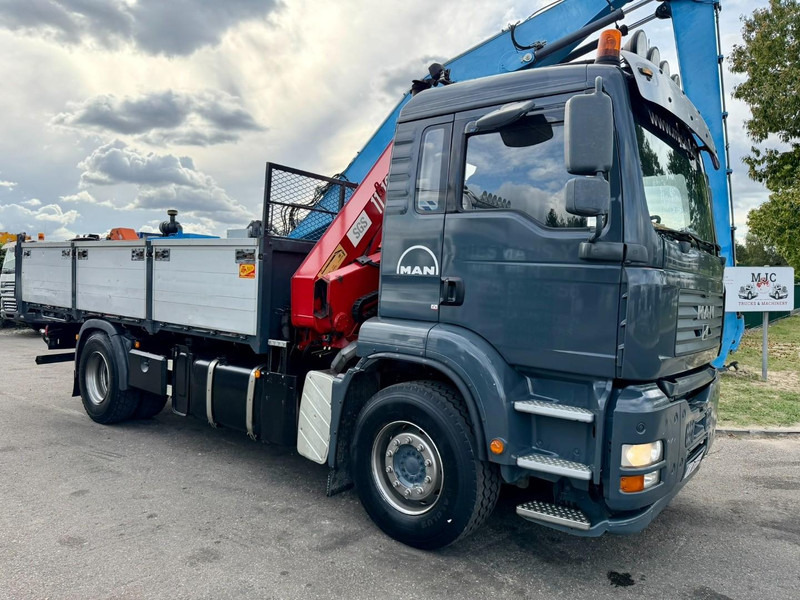 MAN TGA 18.350 4x2 TIPPER + CRANE HMF 1110 K2 + ROTATOR - STEEL SPRING / BLATT / BALLESTAS / LAMES - BE TRUCK - Camion benne, Camion grue: photos 3 MAN TGA 18.350 4x2 TIPPER + CRANE HMF 1110 K2 + ROTATOR - STEEL SPRING / BLATT / BALLESTAS / LAMES - BE TRUCK - Camion benne, Camion grue: photos 3