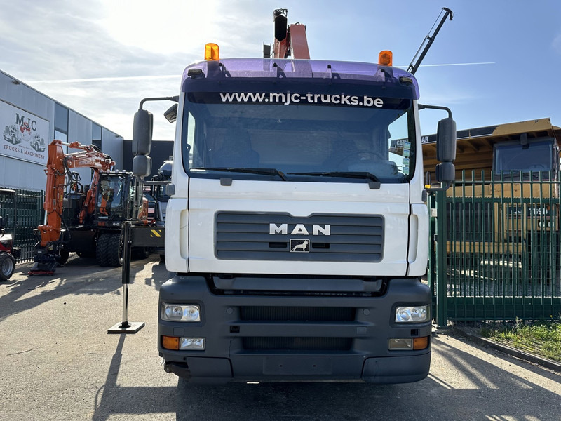 MAN TGA 33.360 6x4 HAAKSYSTEEM + KRAAN PALFINGER PK 15002 - MANUEEL - BLADVERIGN - NAAFREDUCTIE - BE TRUCK - Camion ampliroll, Camion grue: photos 2 MAN TGA 33.360 6x4 HAAKSYSTEEM + KRAAN PALFINGER PK 15002 - MANUEEL - BLADVERIGN - NAAFREDUCTIE - BE TRUCK - Camion ampliroll, Camion grue: photos 2