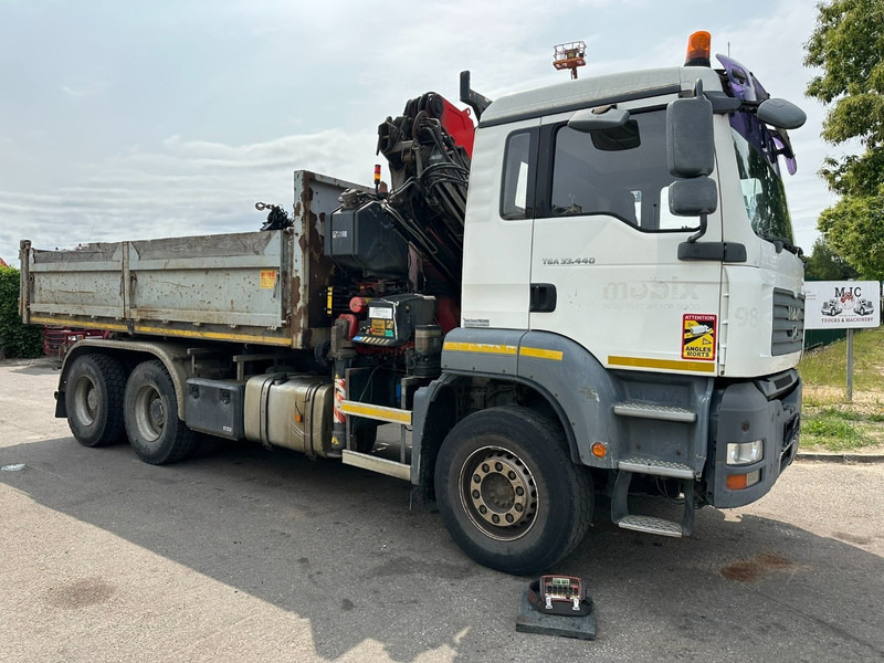 MAN TGS 33.440 6x4 TIPPER + CRANE FASSI F230 - 5x HYDR - 5/6 F Rotator - BIG AXLES HUB REDUCTION / STEEL SPRING - Camion benne, Camion grue: photos 2 MAN TGS 33.440 6x4 TIPPER + CRANE FASSI F230 - 5x HYDR - 5/6 F Rotator - BIG AXLES HUB REDUCTION / STEEL SPRING - Camion benne, Camion grue: photos 2