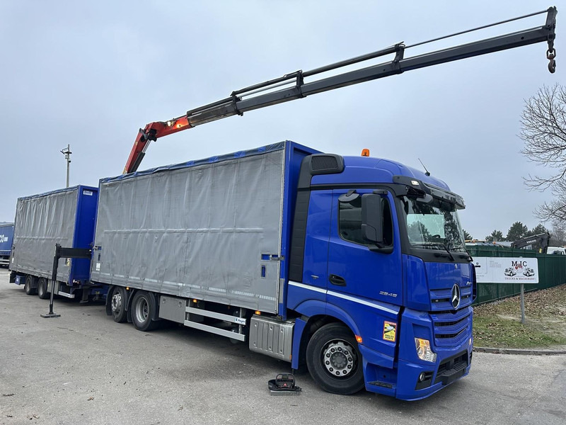 Mercedes-Benz Actros 2645 6x2 105m³ JUMBO + RETARDER + KRAN PALFINGER PK 19.001 SLD (4x) + RADIO - *FULL AIR* - FRIGO - EURO 6 - SAF AXLES - BELGIAN TRUCK - Camion fourgon, Camion grue: photos 2 Mercedes-Benz Actros 2645 6x2 105m³ JUMBO + RETARDER + KRAN PALFINGER PK 19.001 SLD (4x) + RADIO - *FULL AIR* - FRIGO - EURO 6 - SAF AXLES - BELGIAN TRUCK - Camion fourgon, Camion grue: photos 2