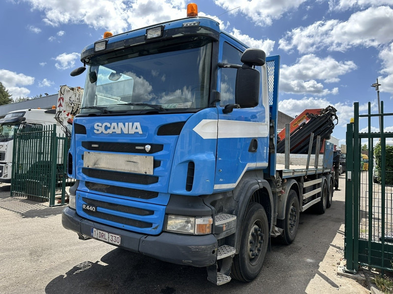 Scania G440 8x4 + (25m!) CRANE PALFINGER PK78002 SH G 8x + WINCH - PLATFORM 6m25 - MANUAL - HUB REDUCTION - STEEL SPRING - EURO 5 - BE TRUCK - Camion grue: photos 4 Scania G440 8x4 + (25m!) CRANE PALFINGER PK78002 SH G 8x + WINCH - PLATFORM 6m25 - MANUAL - HUB REDUCTION - STEEL SPRING - EURO 5 - BE TRUCK - Camion grue: photos 4