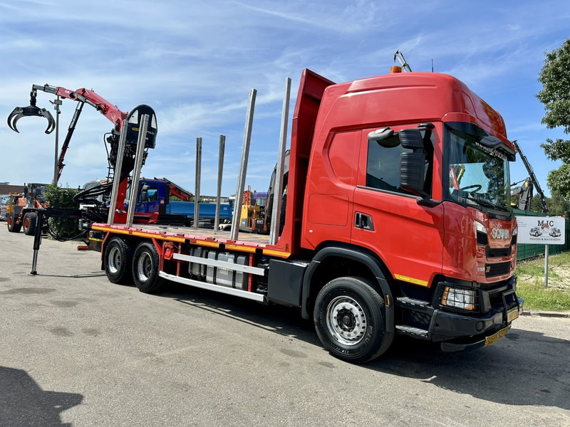 Scania G500 XT 6x4 WOOD / TIMBER / HOLZ CRANE PALFINGER EPSILON Q150Z + RETARDER - FULL AIR SUSP. - BE TRUCK - Camion grumier, Camion grue: photos 1 Scania G500 XT 6x4 WOOD / TIMBER / HOLZ CRANE PALFINGER EPSILON Q150Z + RETARDER - FULL AIR SUSP. - BE TRUCK - Camion grumier, Camion grue: photos 1