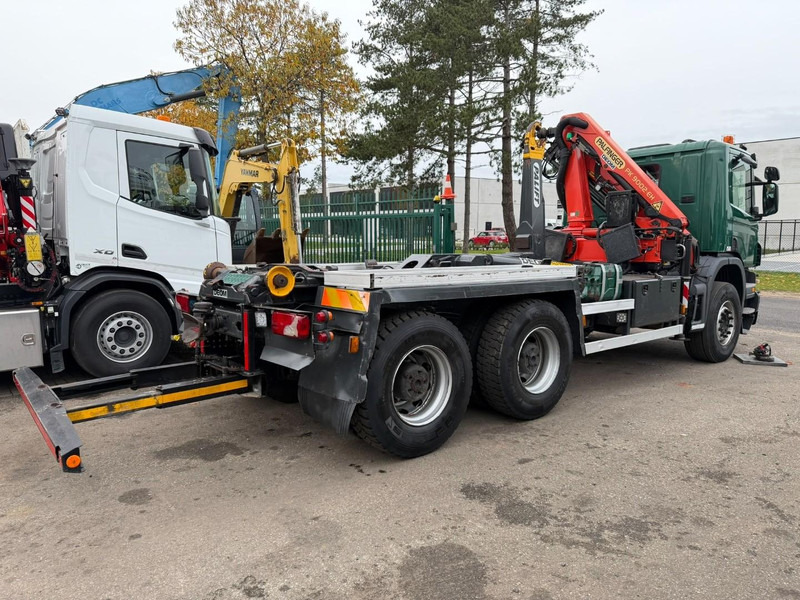 Camion ampliroll, Camion grue Scania P400 6x4 HOOKLIFT + CRANE PALFINGER PK9001 EH - RETARDER - 5/6F + ROTATOR + RADIO - WB 3m90 - EURO 5 - HUB REDUCTION / SPRING - BE TRUCK: photos 8 Camion ampliroll, Camion grue Scania P400 6x4 HOOKLIFT + CRANE PALFINGER PK9001 EH - RETARDER - 5/6F + ROTATOR + RADIO - WB 3m90 - EURO 5 - HUB REDUCTION / SPRING - BE TRUCK: photos 8